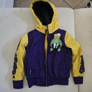 Member's ONLY- Warner Bros. Looney Tunes Black and Purple Jacketmeber